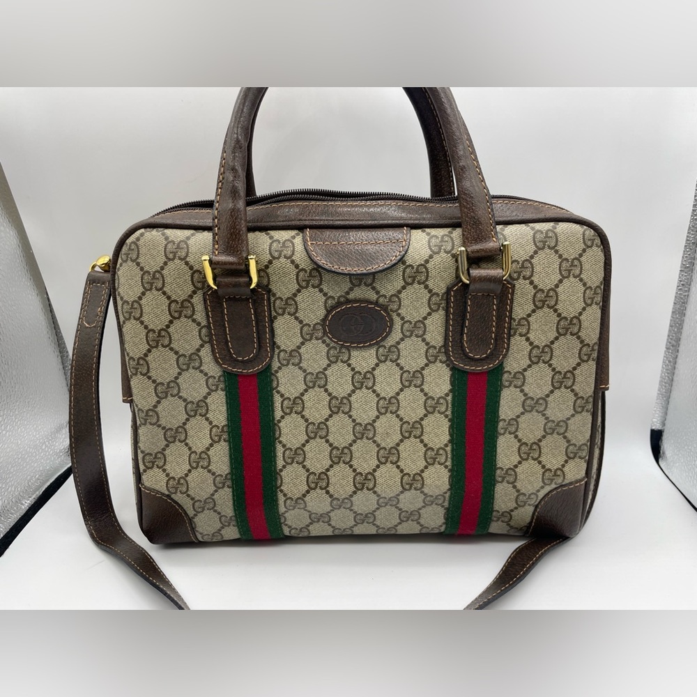 Gucci PVC Sherry Line Bag - Picture 5 of 11